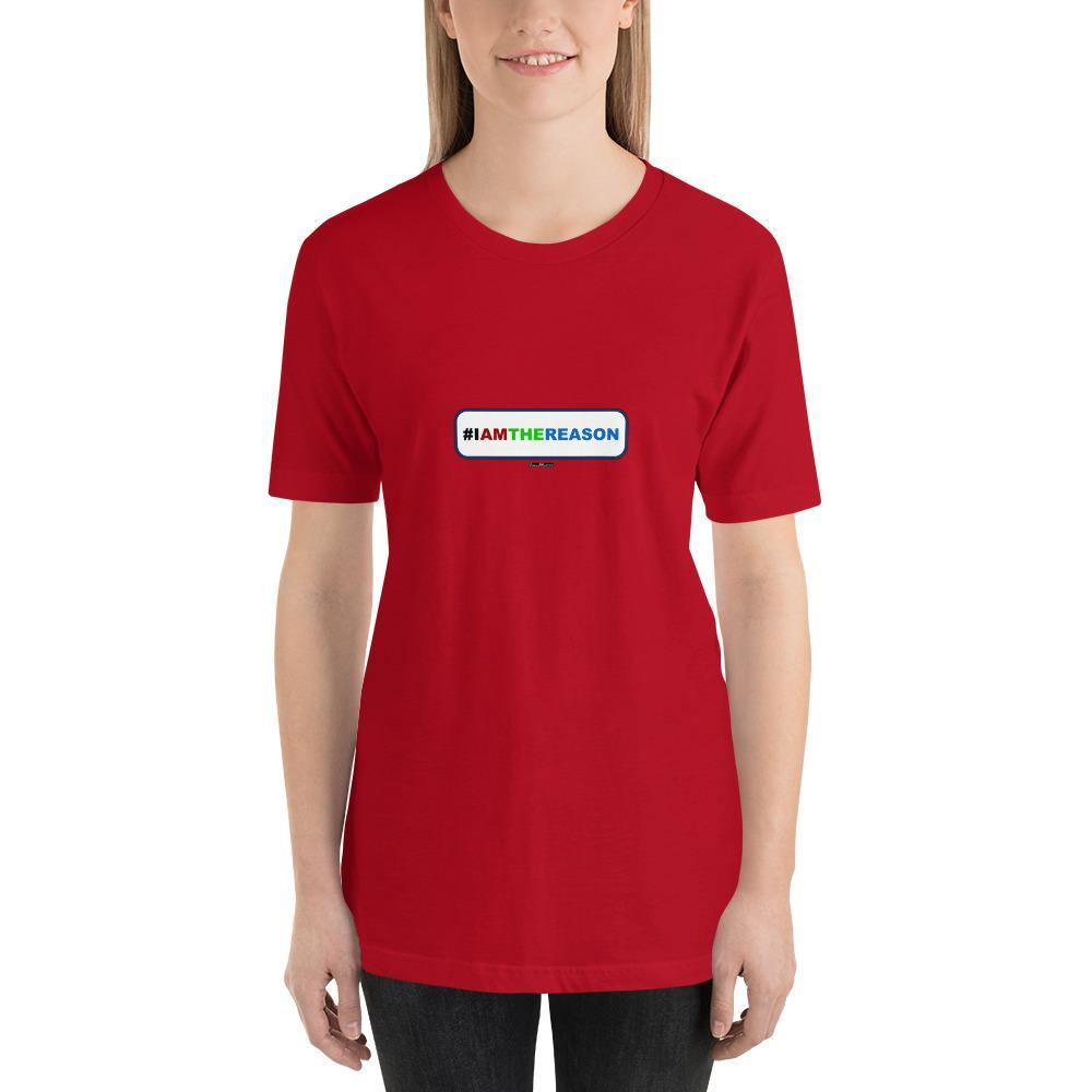 #IAMTHEREASON - Short-Sleeve Ladies' T-Shirt - Unminced Words
