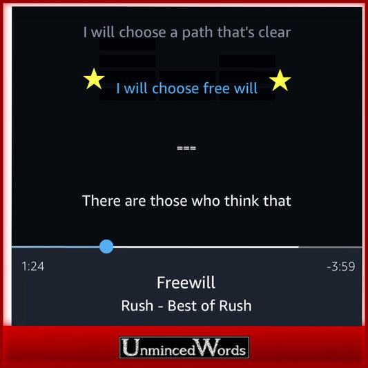 I will choose free will