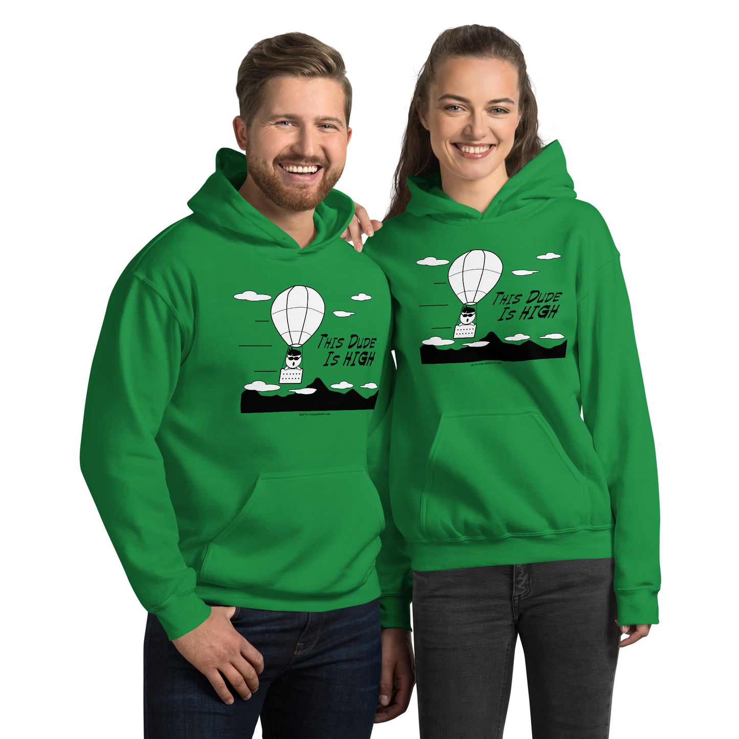 This Dude is High - Hoodie - Unminced Words