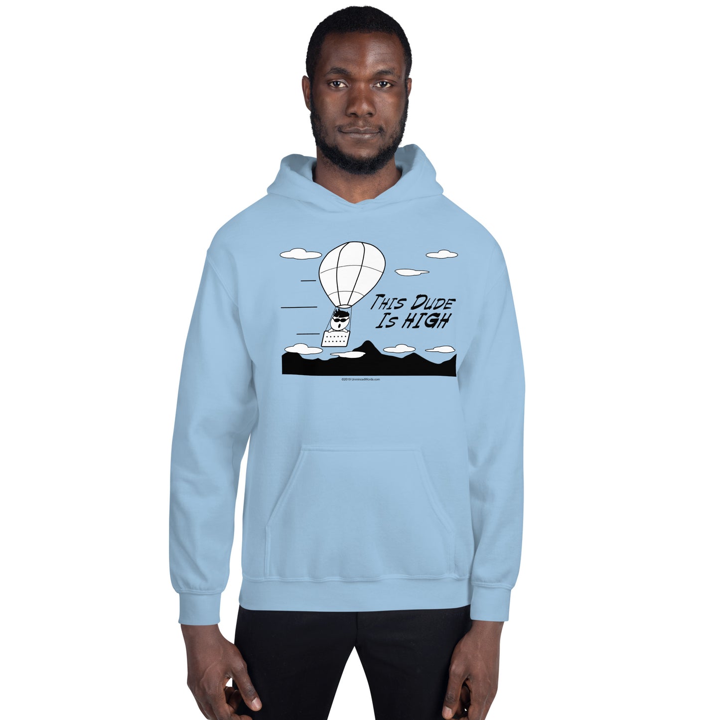 This Dude is High - Hoodie - Unminced Words