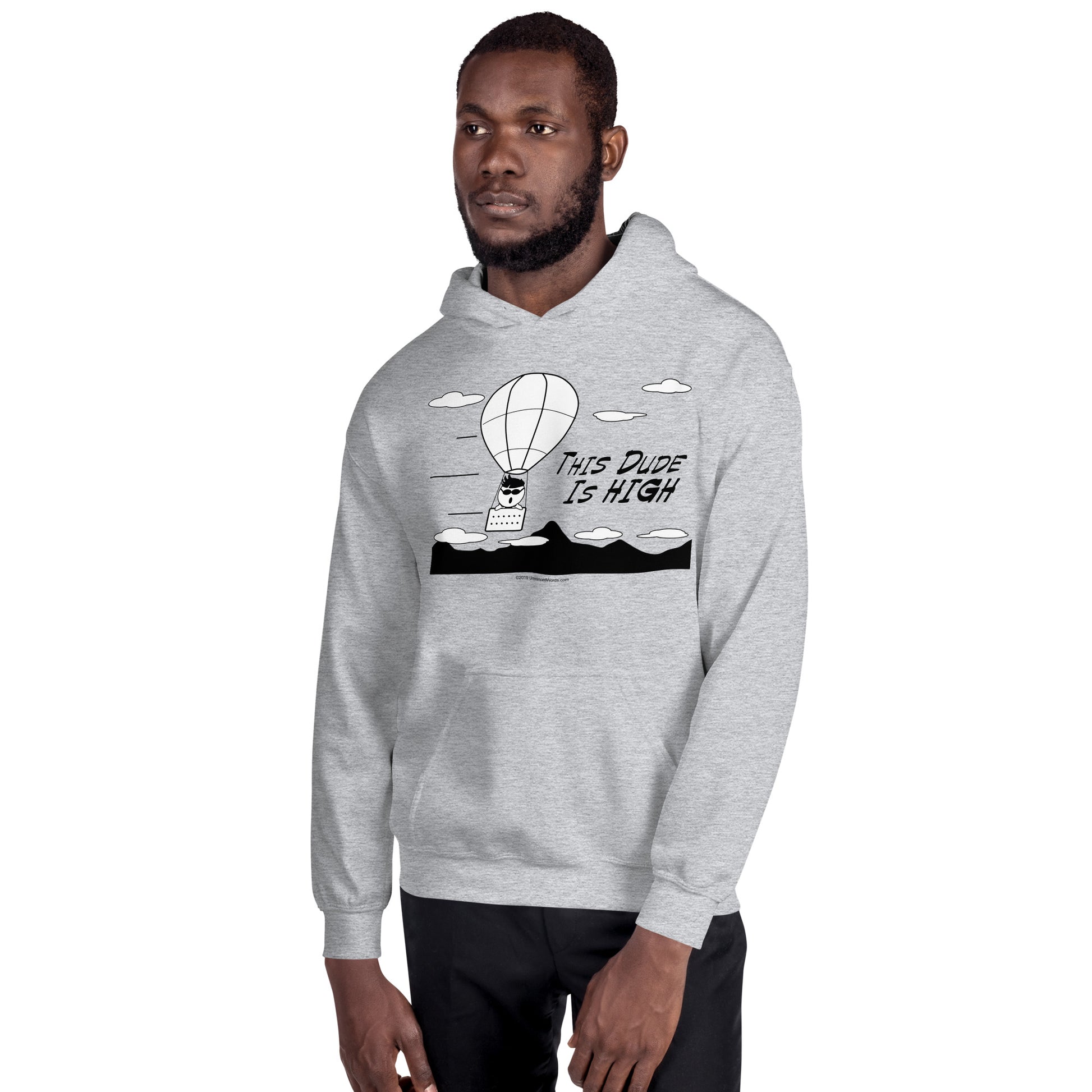 This Dude is High - Hoodie - Unminced Words