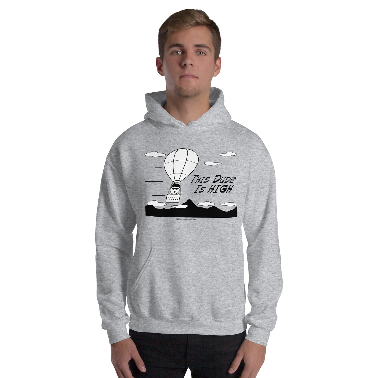 This Dude is High - Hoodie - Unminced Words