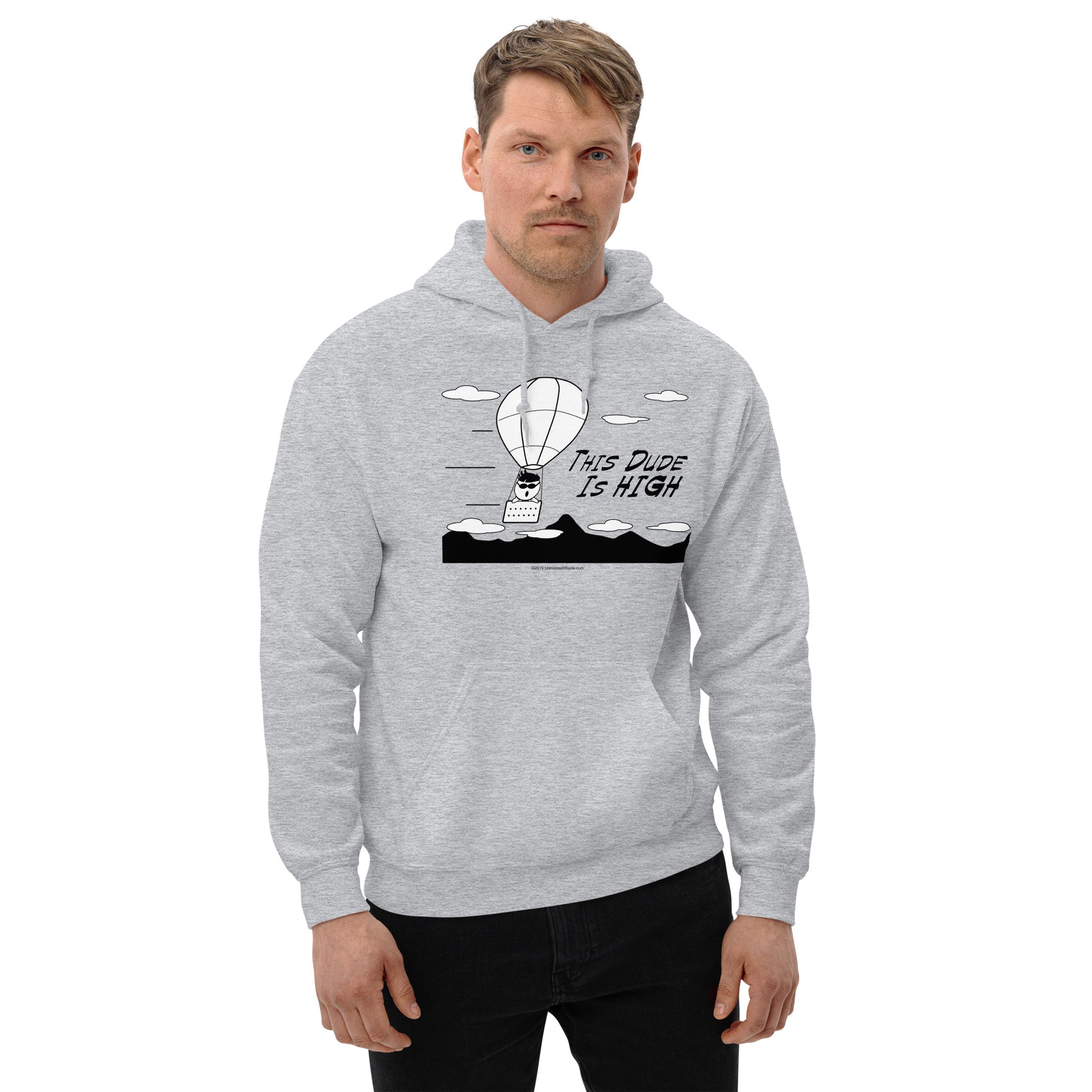This Dude is High - Hoodie - Unminced Words