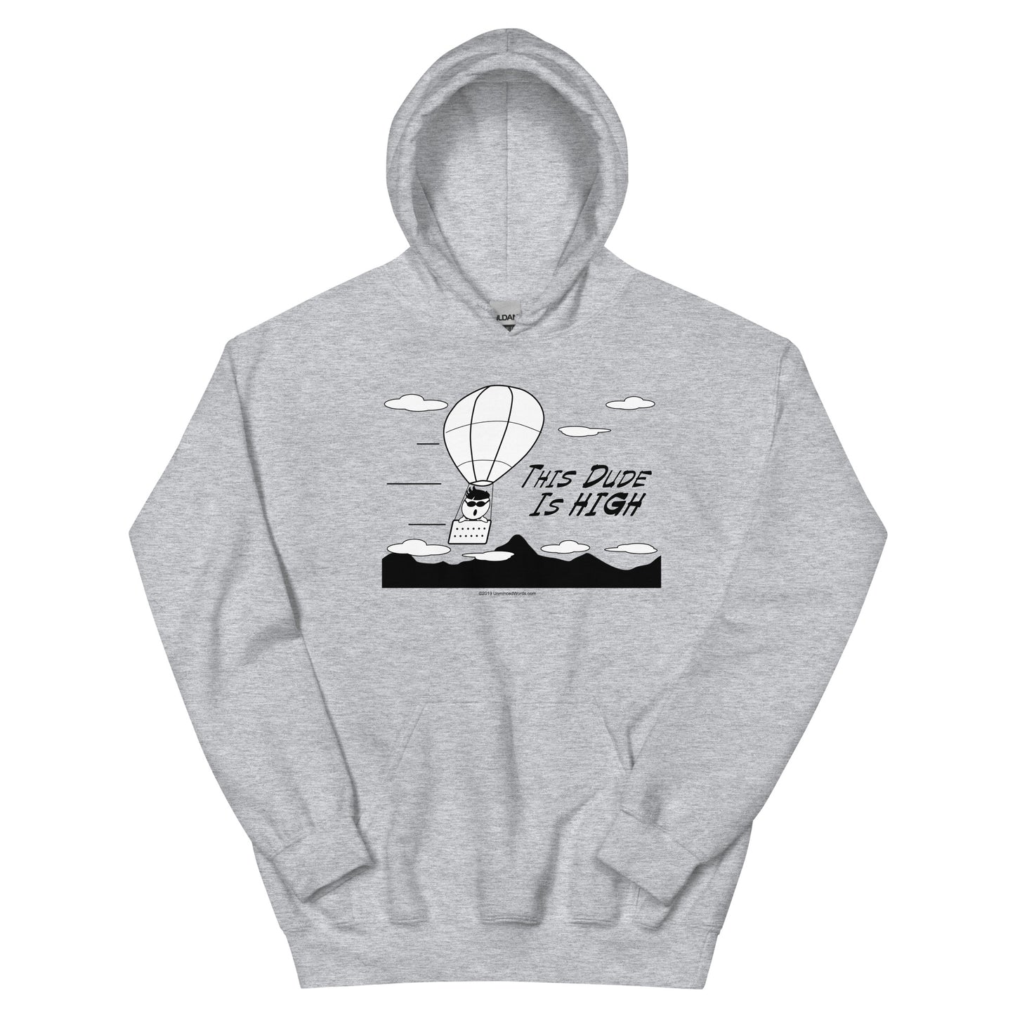This Dude is High - Hoodie - Unminced Words