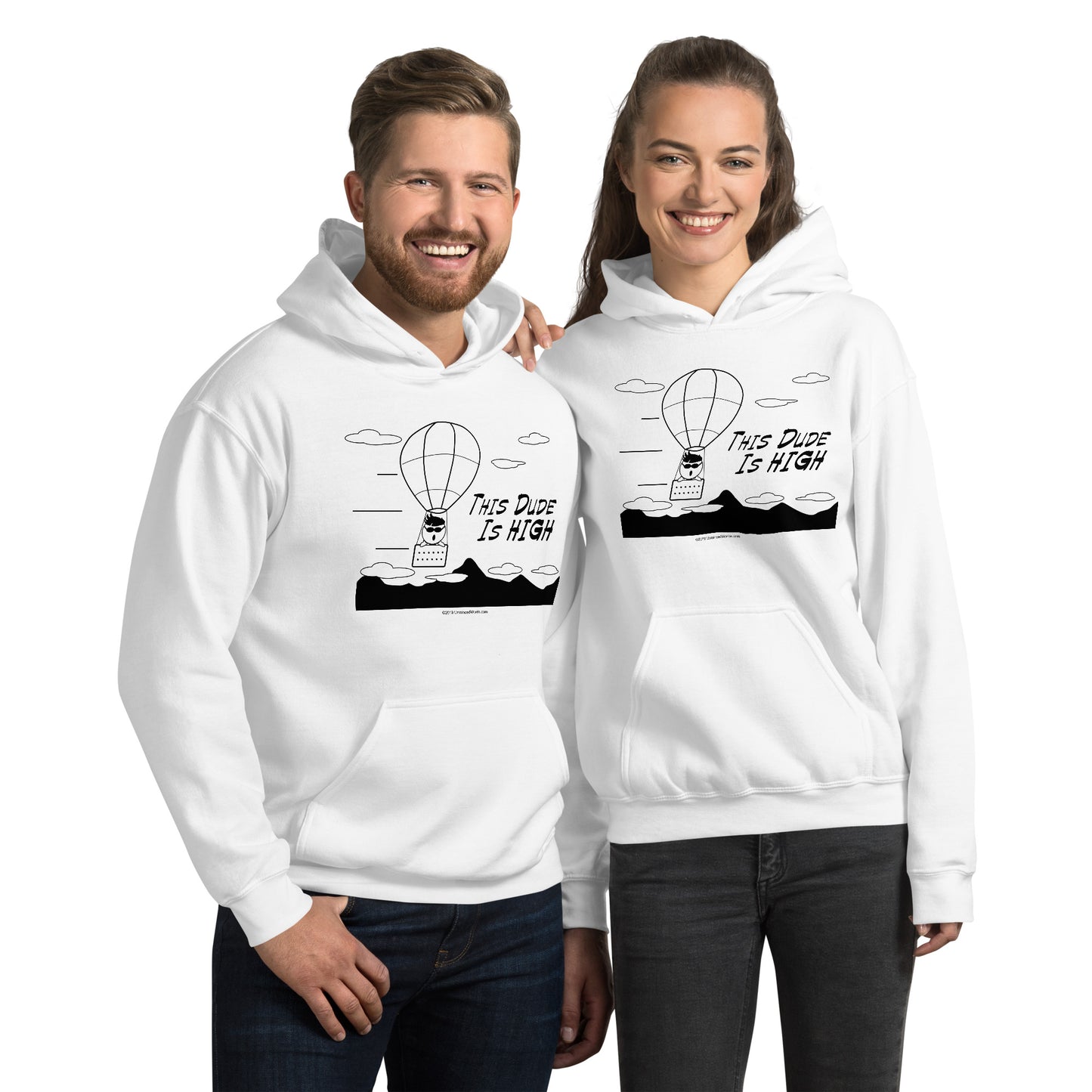 This Dude is High - Hoodie - Unminced Words