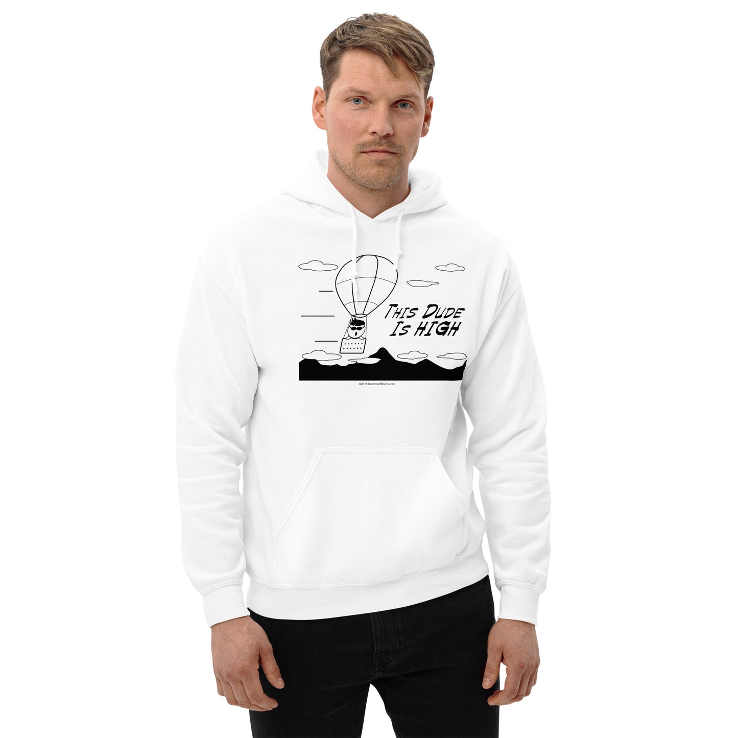 This Dude is High - Hoodie - Unminced Words