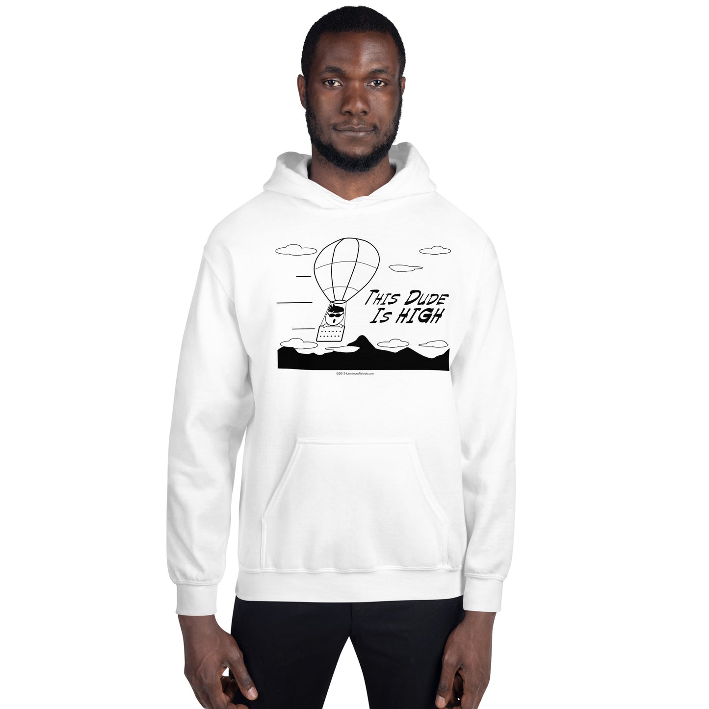 This Dude is High - Hoodie - Unminced Words