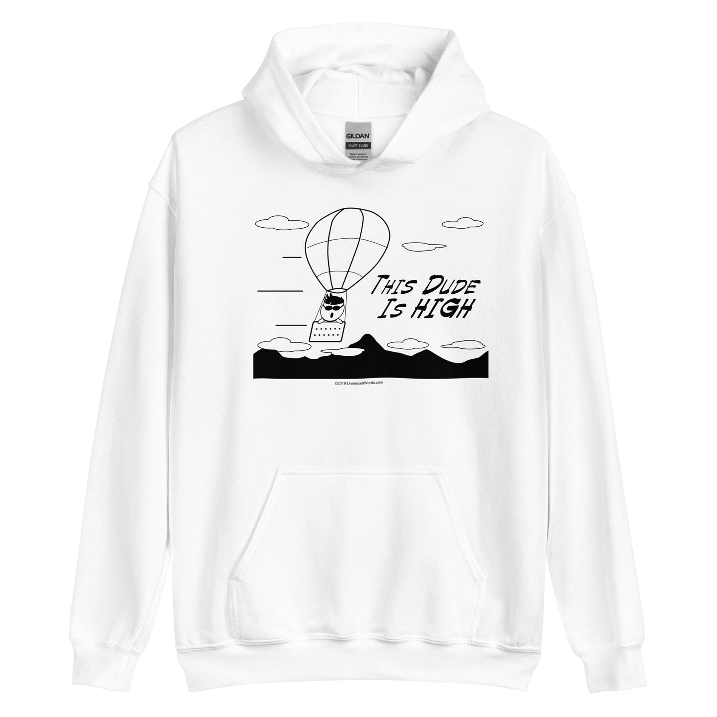 This Dude is High - Hoodie - Unminced Words