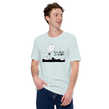 This Dude is High - Short-Sleeve Men's T-Shirt - Unminced Words