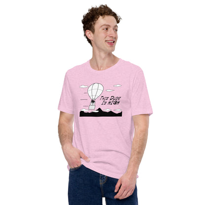 This Dude is High - Short-Sleeve Men's T-Shirt - Unminced Words