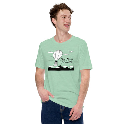 This Dude is High - Short-Sleeve Men's T-Shirt - Unminced Words