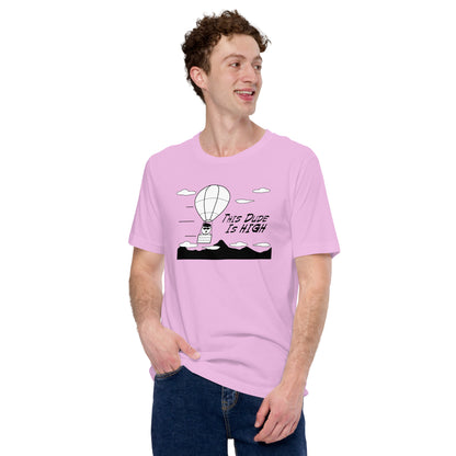 This Dude is High - Short-Sleeve Men's T-Shirt - Unminced Words
