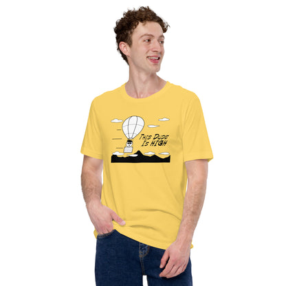 This Dude is High - Short-Sleeve Men's T-Shirt - Unminced Words