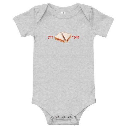 Peanut Butter & Jelly Time - Baby short sleeve one piece - Unminced Words