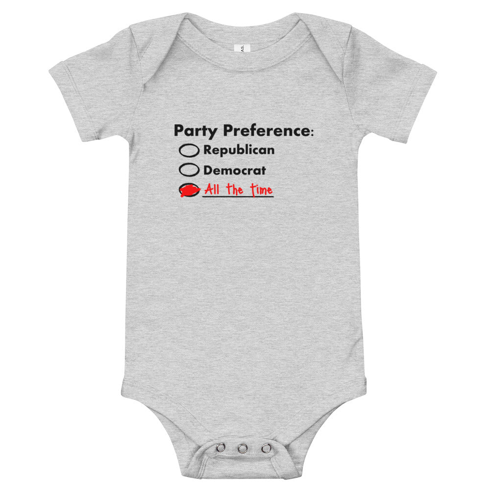 Party Preference - Onesie - Unminced Words