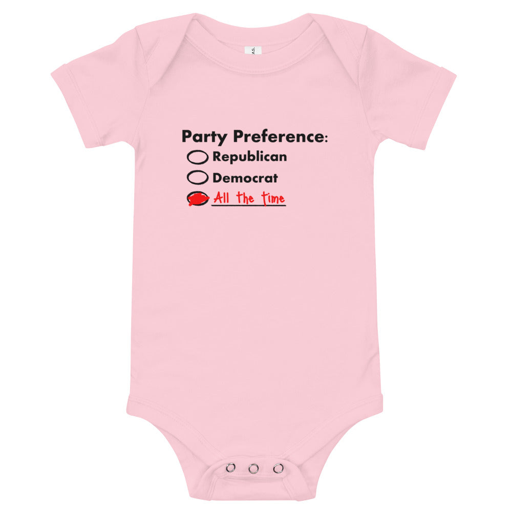 Party Preference - Onesie - Unminced Words