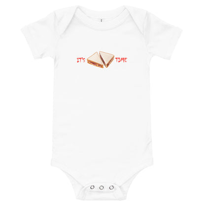 Peanut Butter & Jelly Time - Baby short sleeve one piece - Unminced Words