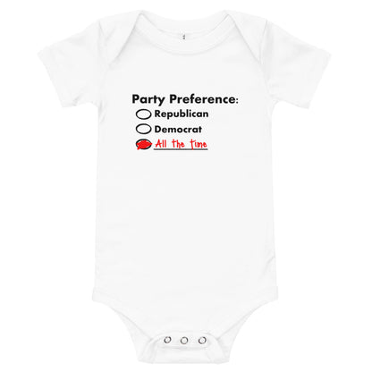 Party Preference - Onesie - Unminced Words