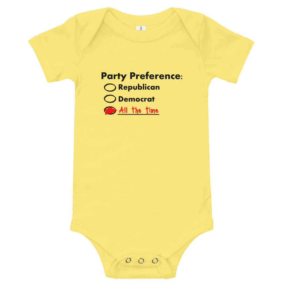 Party Preference - Onesie - Unminced Words
