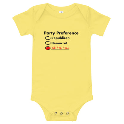 Party Preference - Onesie - Unminced Words