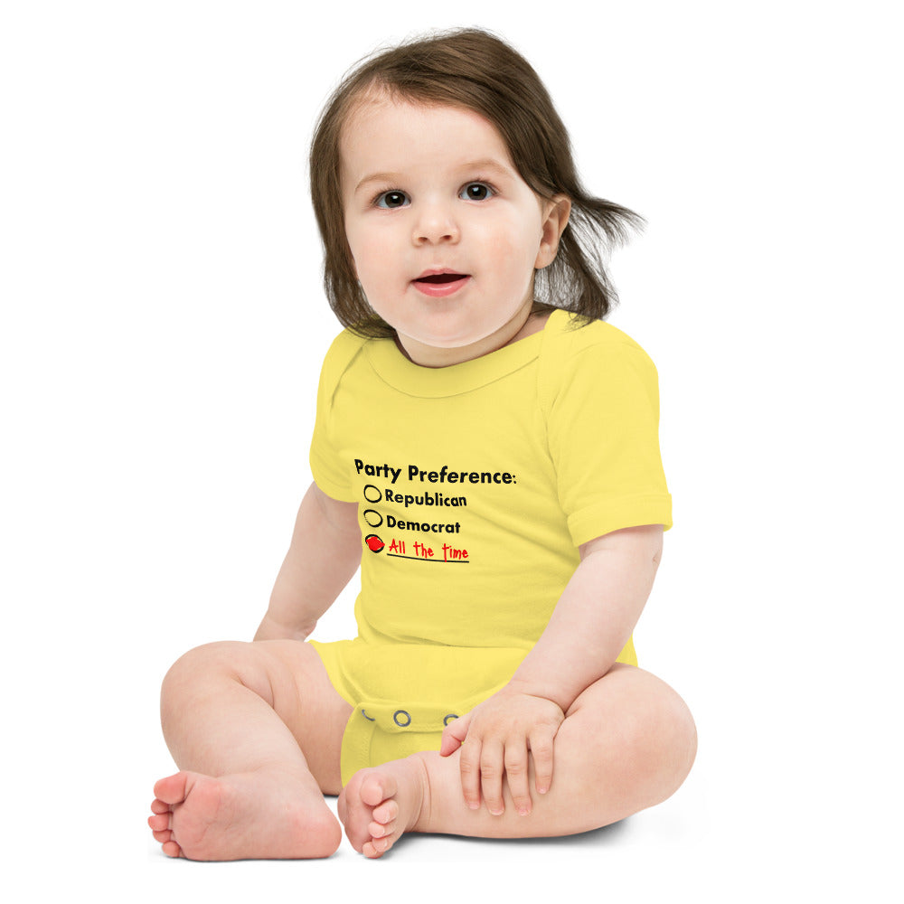 Party Preference - Onesie - Unminced Words