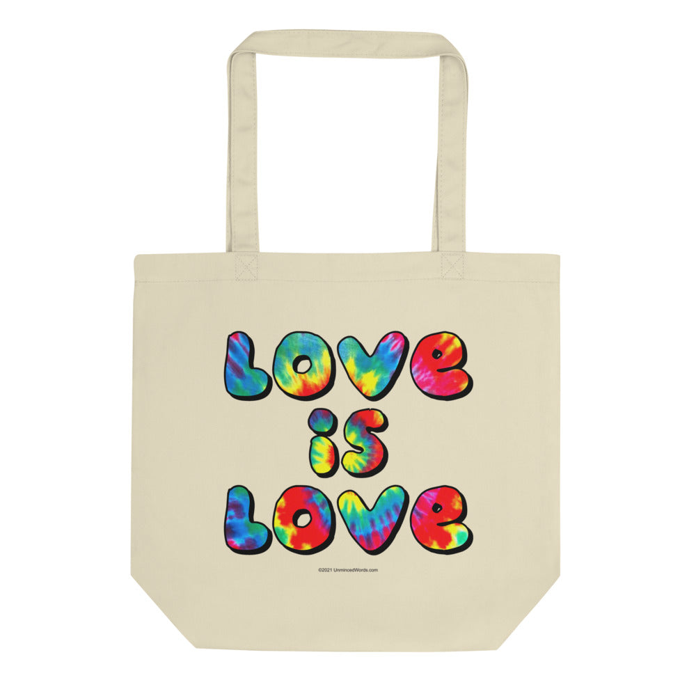 Love is Love - Eco Tote Bag - Unminced Words