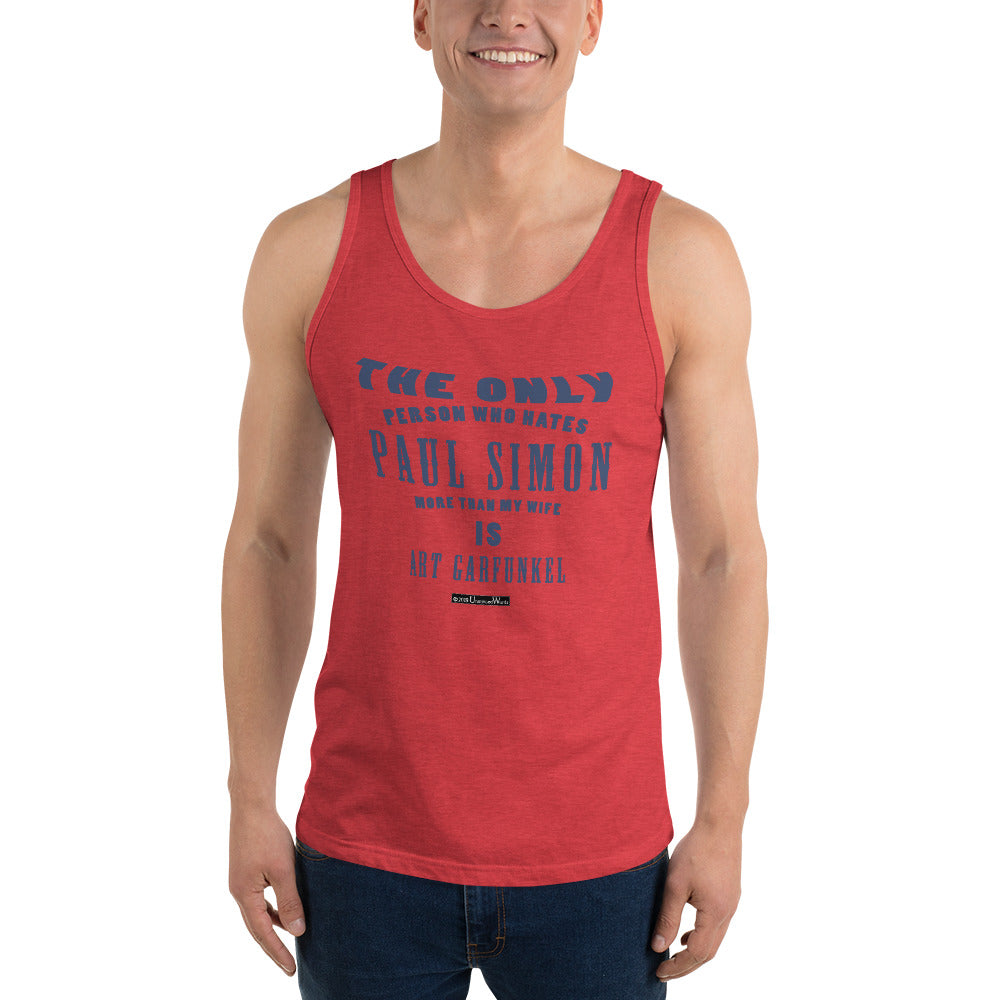 The Only Person Who Hates Paul Simon - Men's Tank Top - Unminced Words