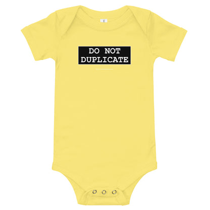 Do Not Duplicate - Onesie - Unminced Words