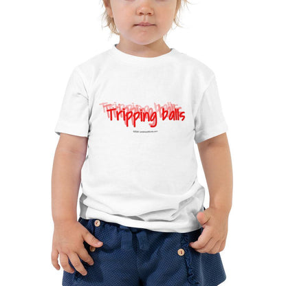 Tripping Balls - Toddler Short Sleeve Tee - Unminced Words