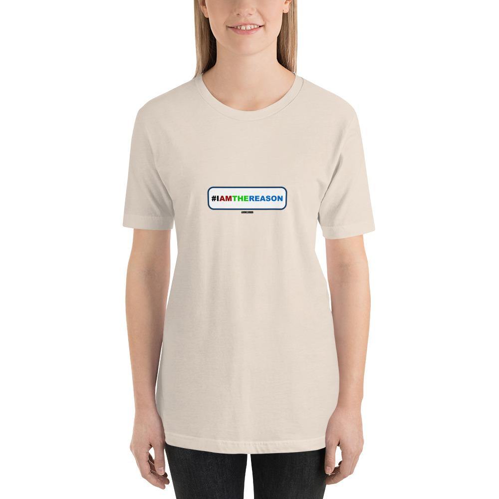 #IAMTHEREASON -  Short-Sleeve Ladies' T-Shirt - Unminced Words