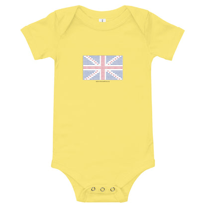 Union Flag ASCII - Onesie - Unminced Words