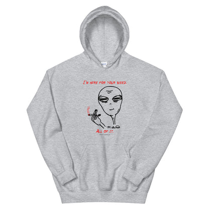 I'm Here For Your Weed - Hoodie - Unminced Words