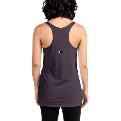 Union Flag ASCII - Women's Racerback Tank - Unminced Words