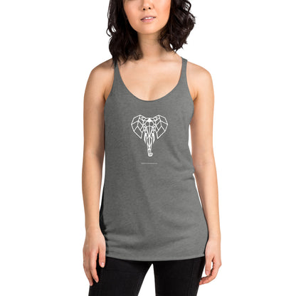 Elephant - Women's Racerback Tank - Unminced Words