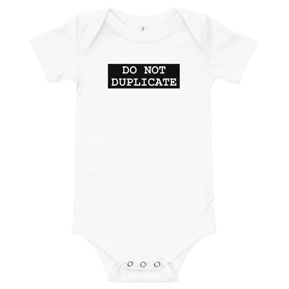 Do Not Duplicate - Onesie - Unminced Words