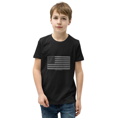 The American Flag - Youth Short Sleeve T-Shirt - Unminced Words