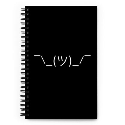 Shrug - Spiral notebook