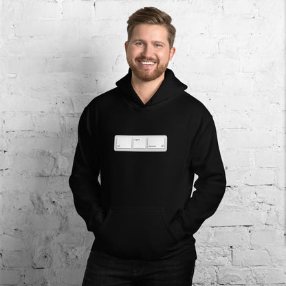 Alt Right Delete - Hoodie - Unminced Words