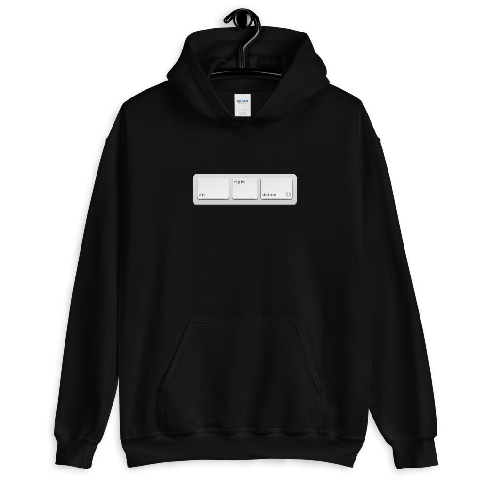 Alt Right Delete - Hoodie - Unminced Words