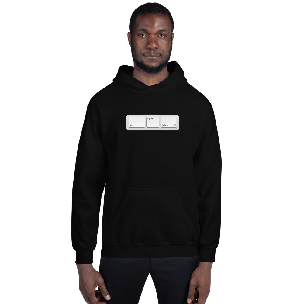Alt Right Delete - Hoodie - Unminced Words