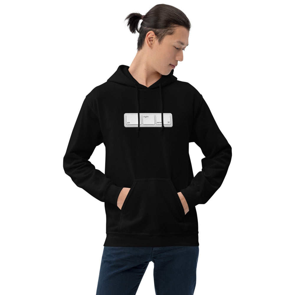 Alt Right Delete - Hoodie - Unminced Words