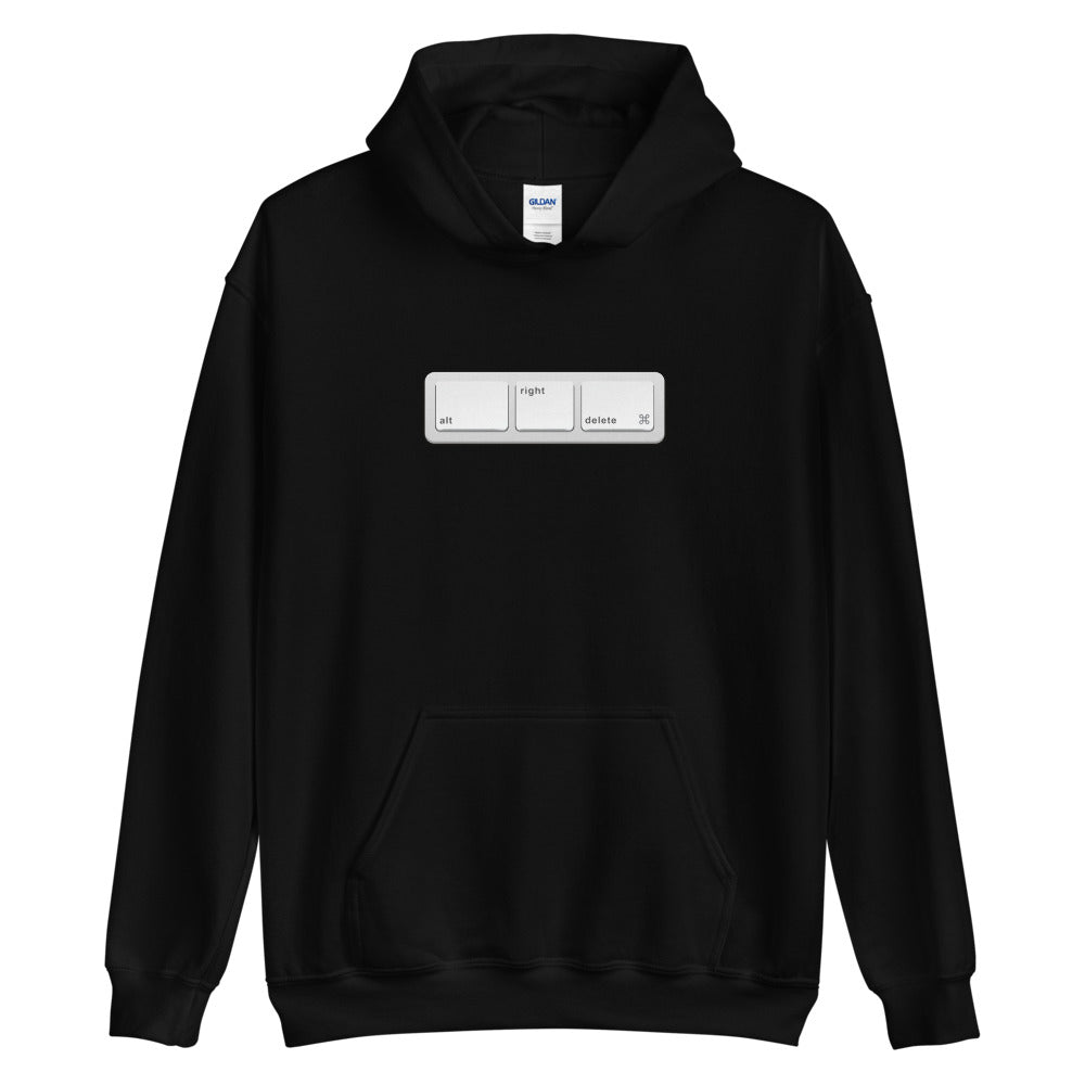 Alt Right Delete - Hoodie - Unminced Words