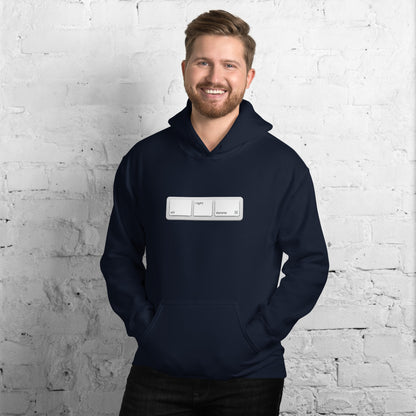 Alt Right Delete - Hoodie - Unminced Words