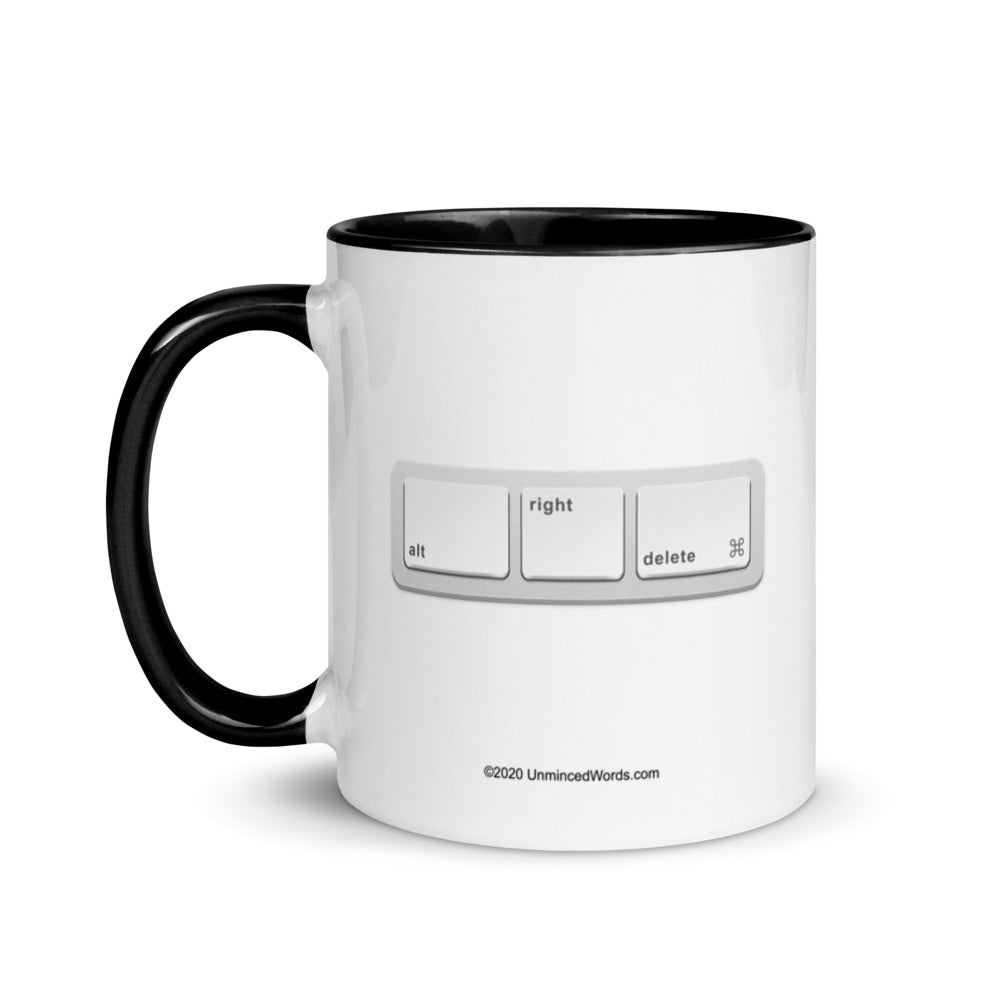Alt Right Delete - Mug - Unminced Words