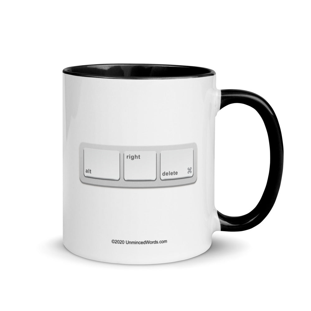 Alt Right Delete - Mug - Unminced Words