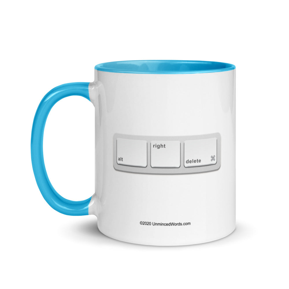 Alt Right Delete - Mug - Unminced Words