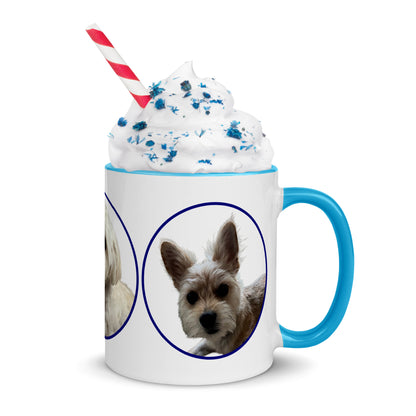 Cute Dogs - Mug with Color Inside