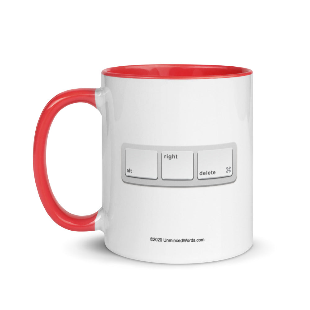 Alt Right Delete - Mug - Unminced Words