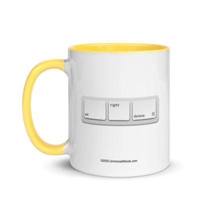 Alt Right Delete - Mug - Unminced Words