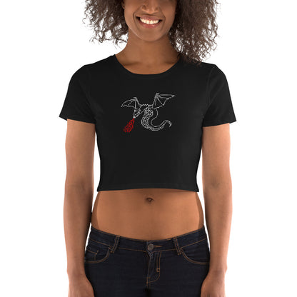 DRAGON - Women’s Crop Tee - Unminced Words